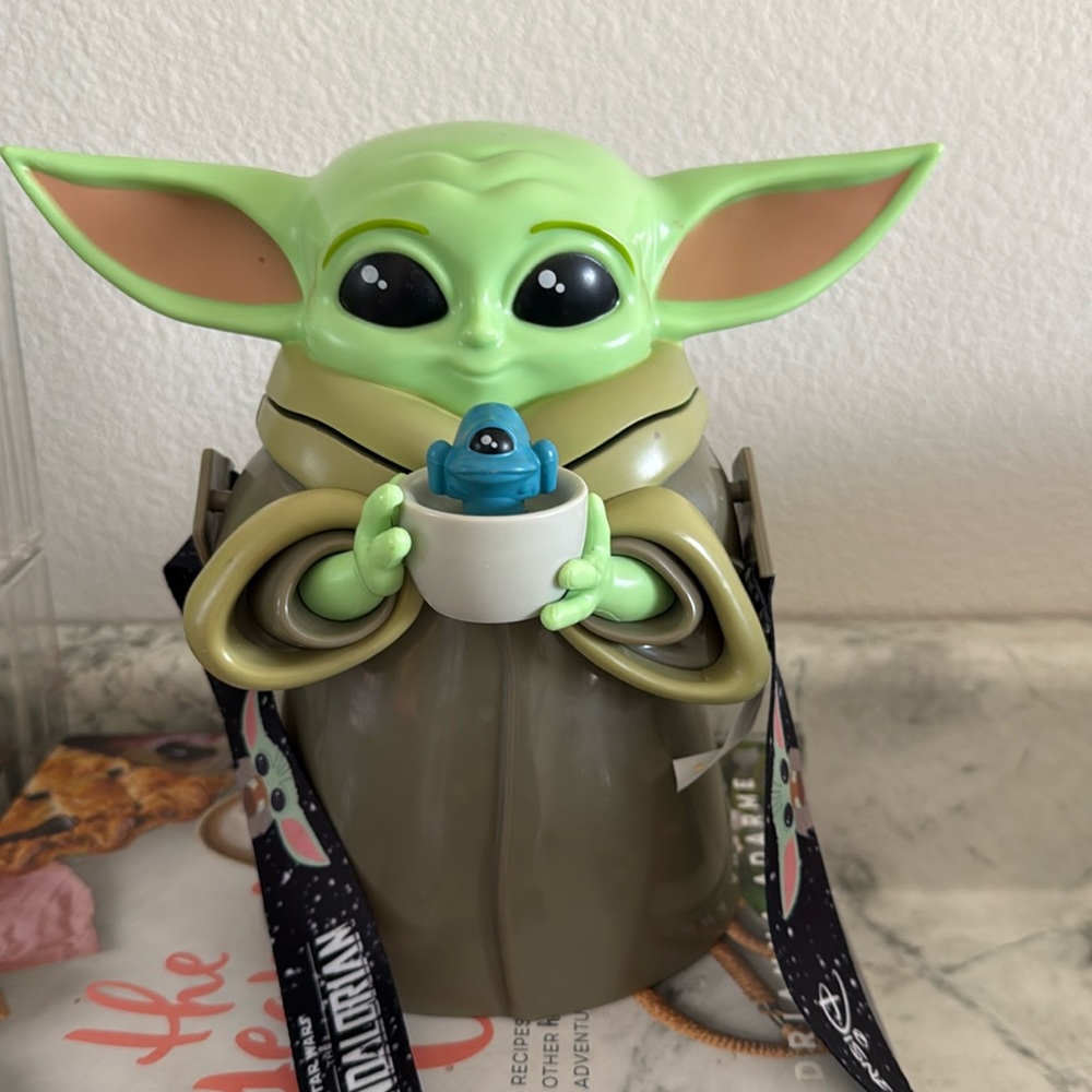 Grogu water bottle Disney park